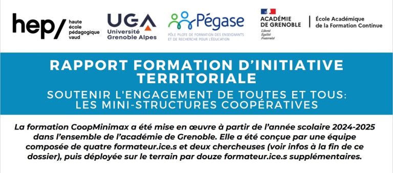 Lire la suite à propos de l’article Rapport formation d’initiative territoriale