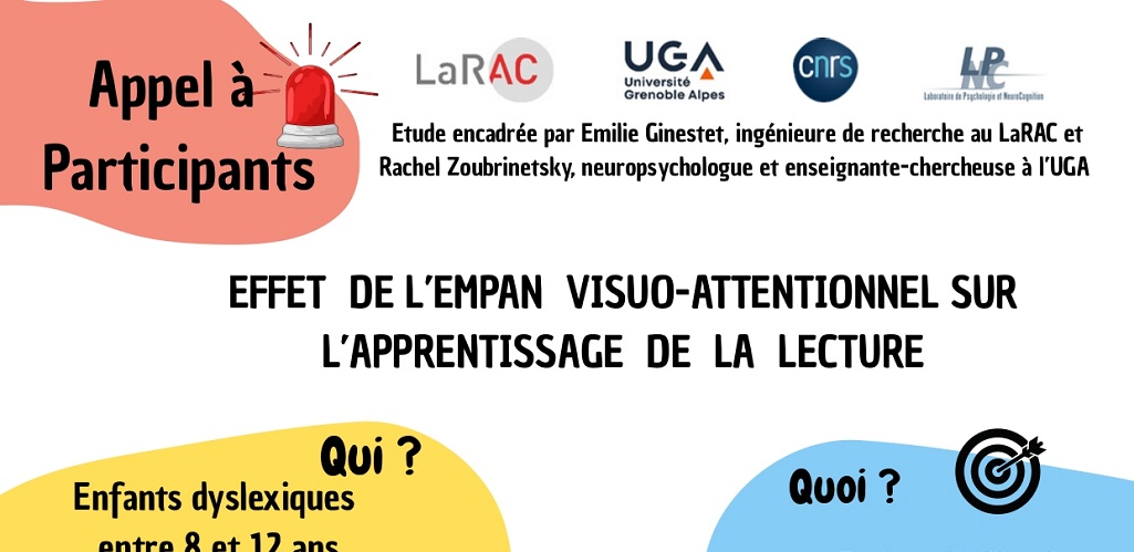 Étude sur l&rsquo;effet de l’empan visuo-attentionnel sur l’apprentissage de la lecture