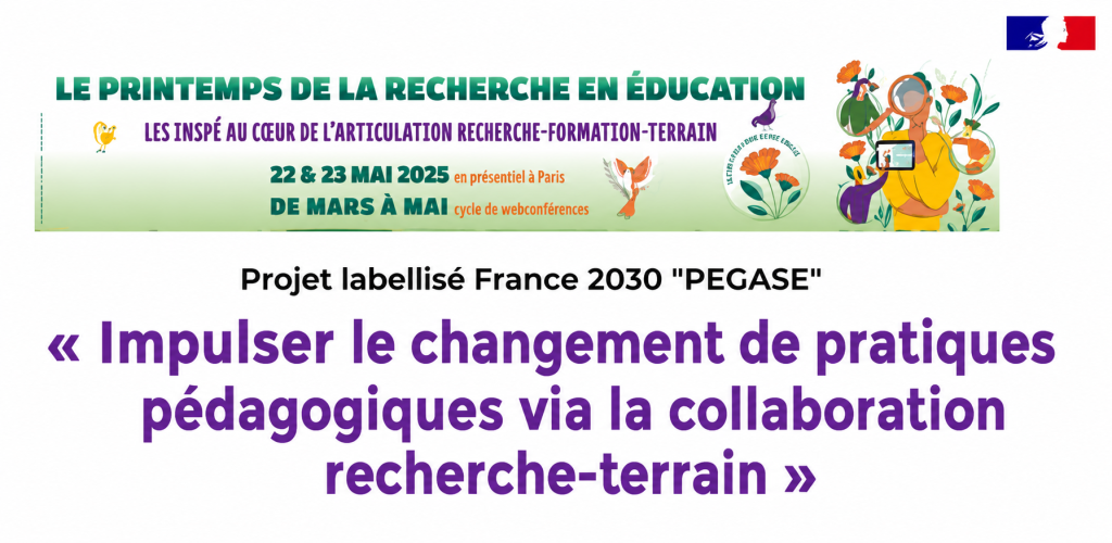 [Vidéo] Pégase : Impulser le changement de pratiques pédagogiques via la collaboration recherche-terrain