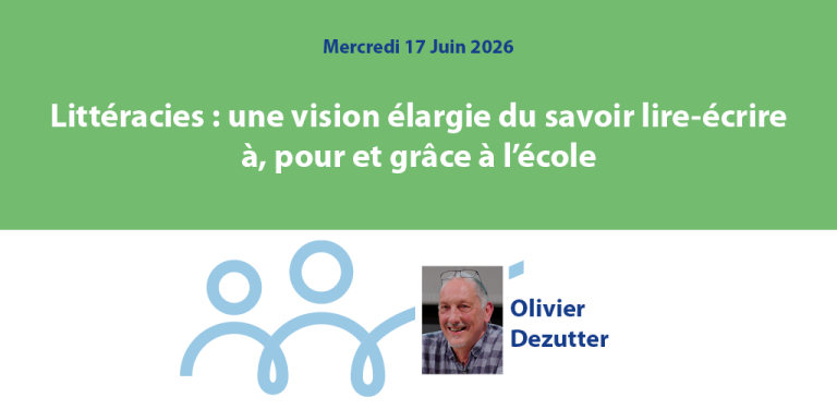 Lire la suite à propos de l’article [Vidéo] Séminaire « Littéracies : une vision élargie du savoir lire-écrire à, pour et grâce à l’école »